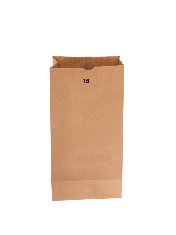 500 Bolsas de Papel Kraft del N°16