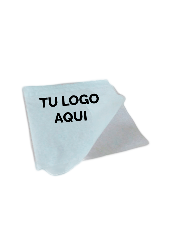 1,000 Bolsitas de papel blancas con impresión a 1 tinta