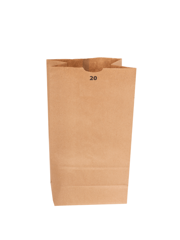 500 Bolsas de Papel Kraft del N°20
