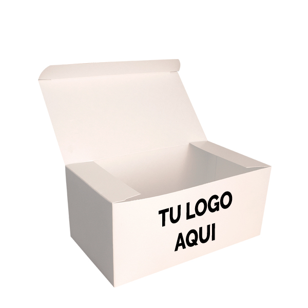 250 Box Lunch grande con impresión