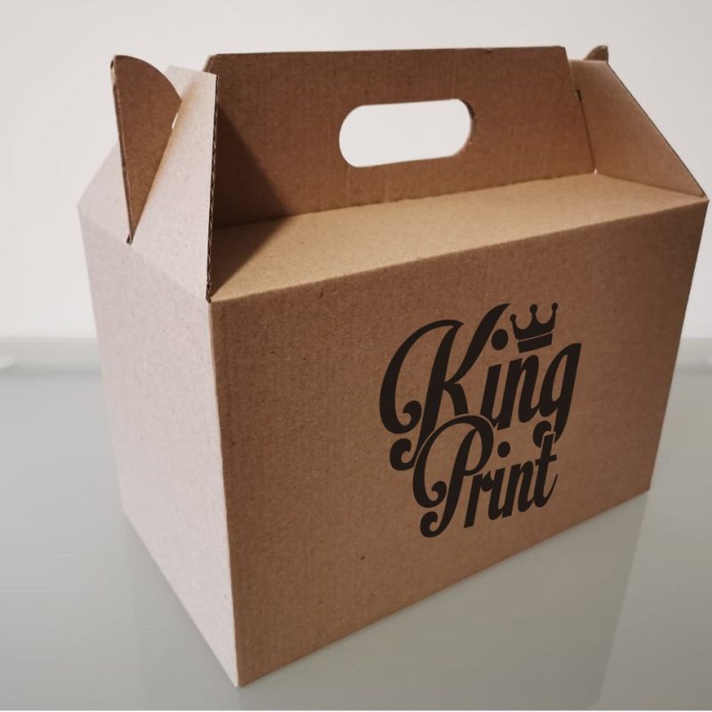 100 Loncheras Super microcorrugado con Impresión