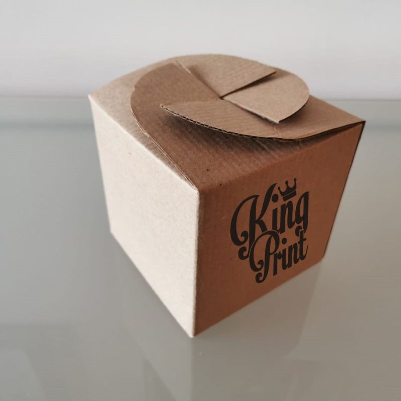 100 cajas de Cubo Rehilete con impresión