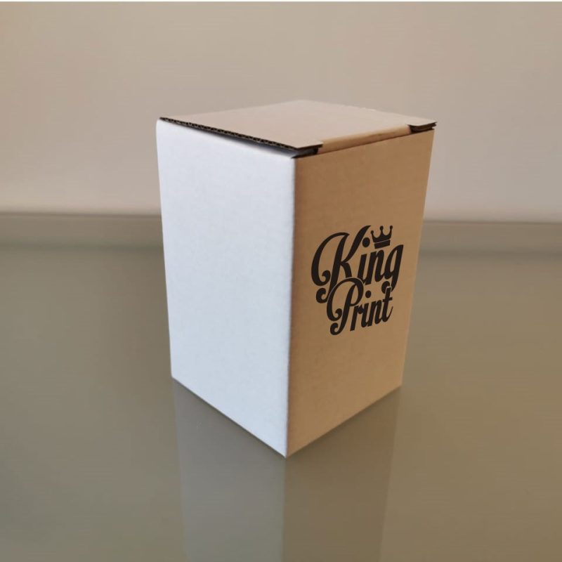 100 Cajas 8.5 X 8.5 X 12.5 cm con impresión