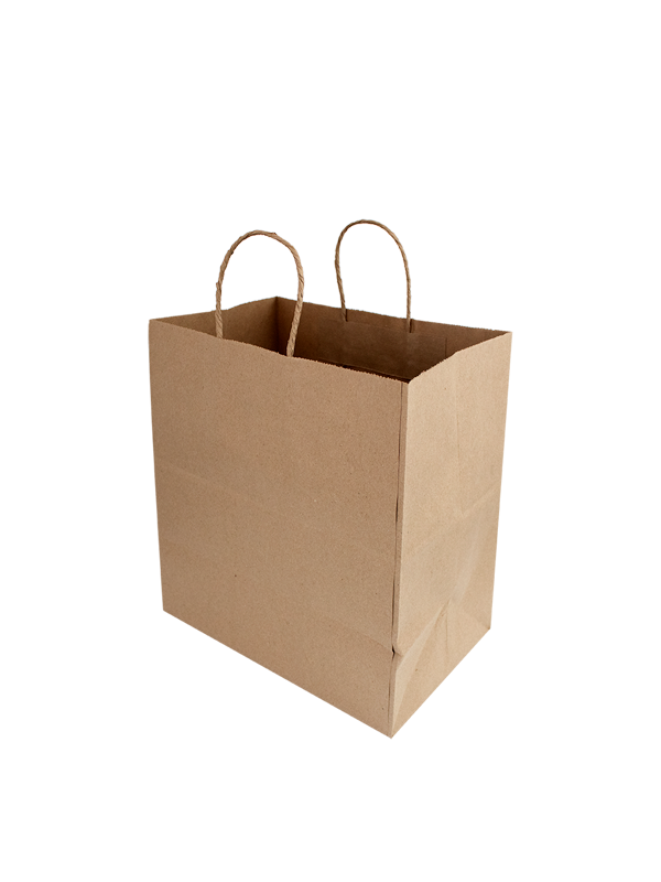 200 Bolsas fondo automático c/asa 30 cm