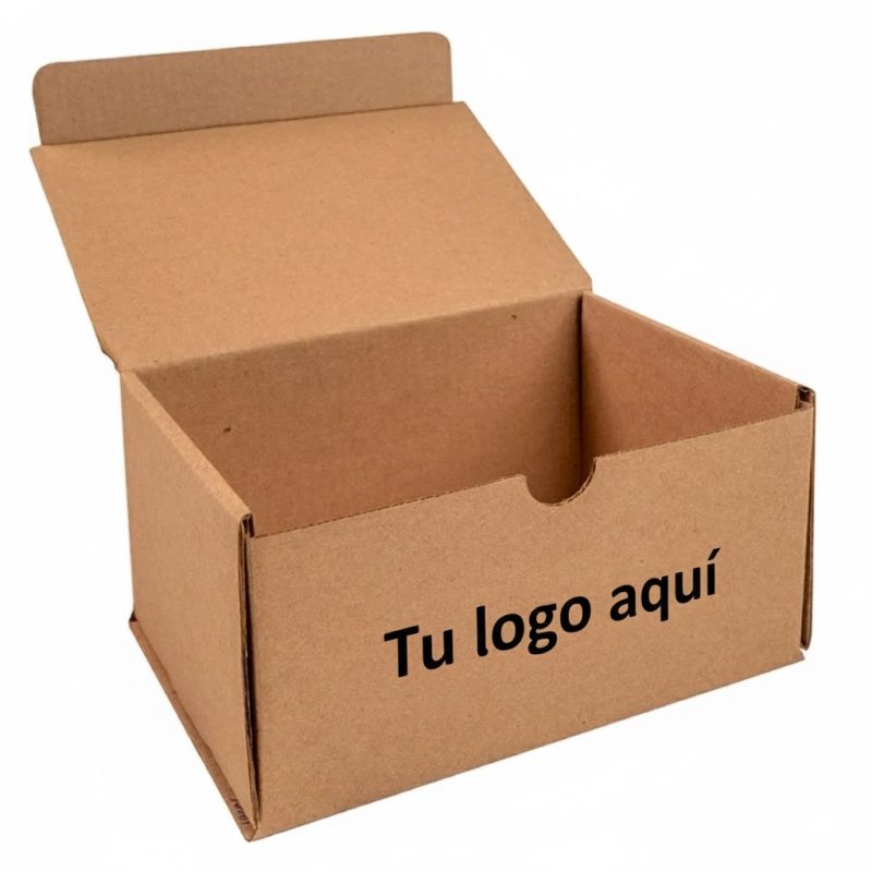 100 Cajas Microcorrugado Baúl Autoarmado con impresión