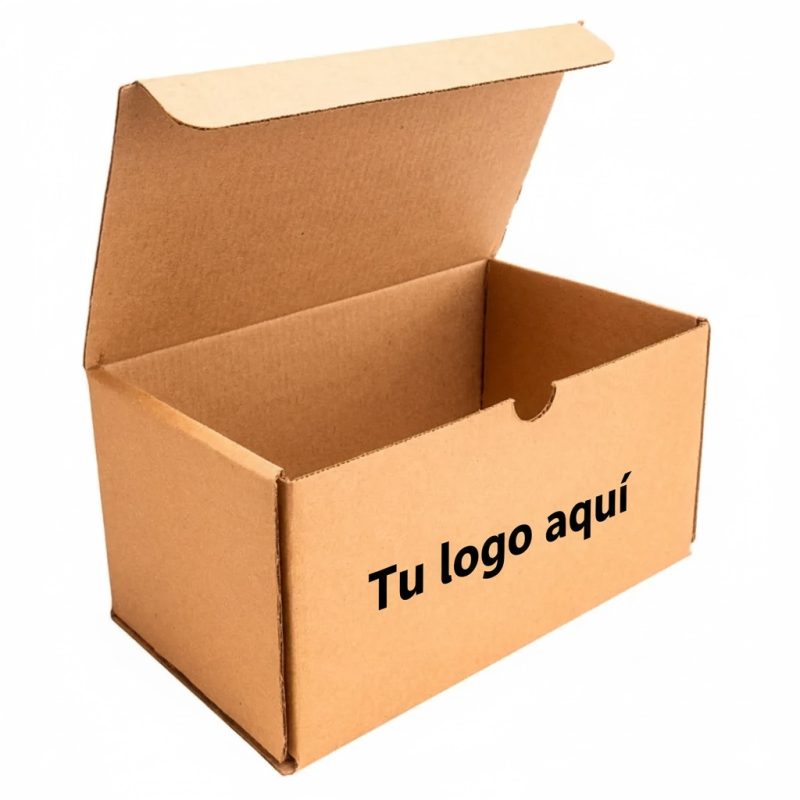 100 Cajas Microcorrugado Baúl Autoarmado con impresión