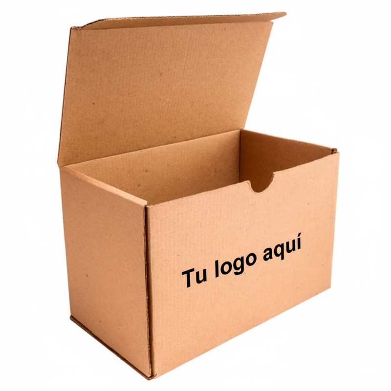 100 Cajas Microcorrugado Baúl Autoarmado con impresión