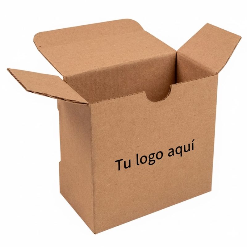 100 Cajas Microcorrugado Baúl Autoarmado con impresión