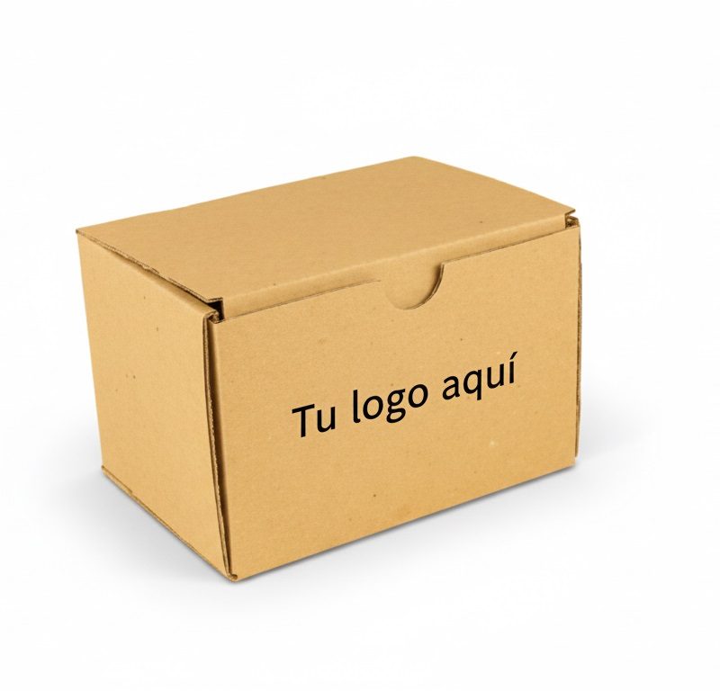 100 Cajas Microcorrugado Baúl Autoarmado con impresión