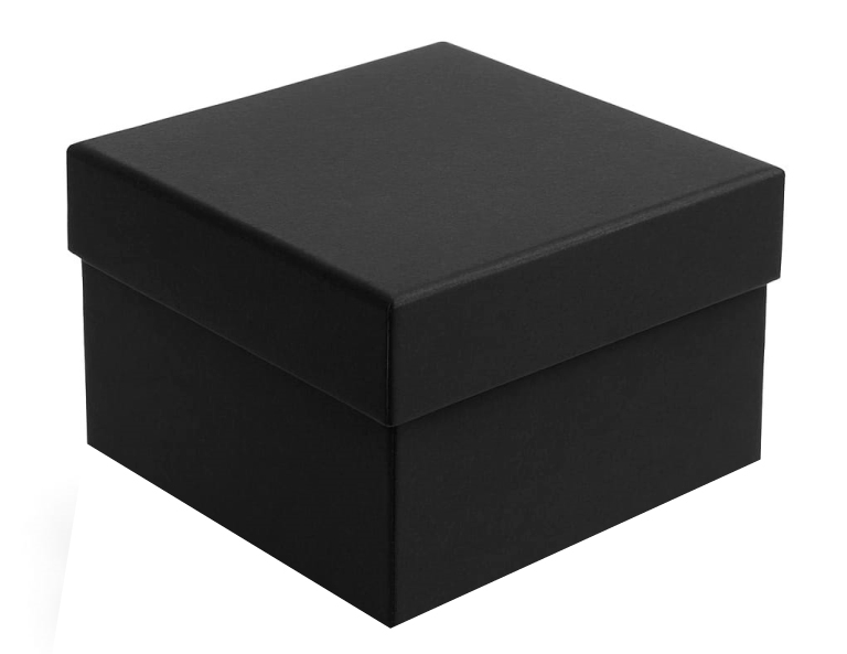 Caja Negra de Microcorrugado con Tapa de 40 CM