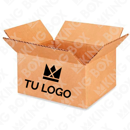 100 Cajas para Envíos de 14x14x28 CM con impresión