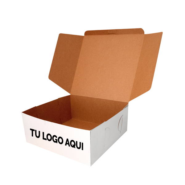 100 Cajas Caple 25 x 25 x 10 cm con impresión