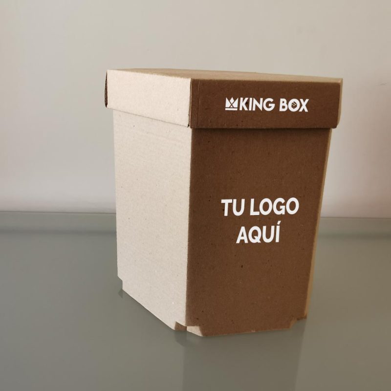 100 Cajas hexagonales medianas con tapa - Con impresión