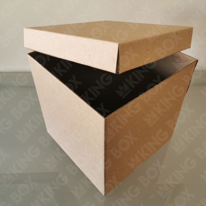Caja cubo con tapa
