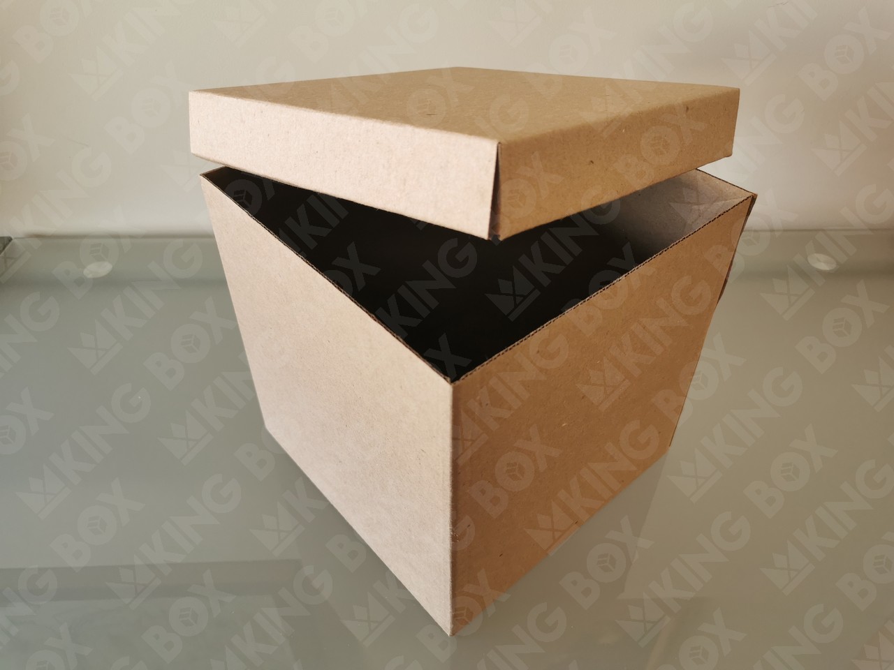 Caja cubo con tapa