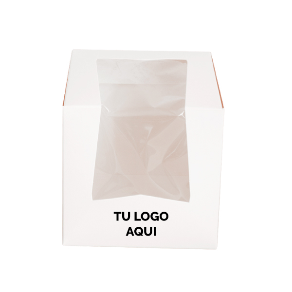 200 Cajas con ventana con impresión