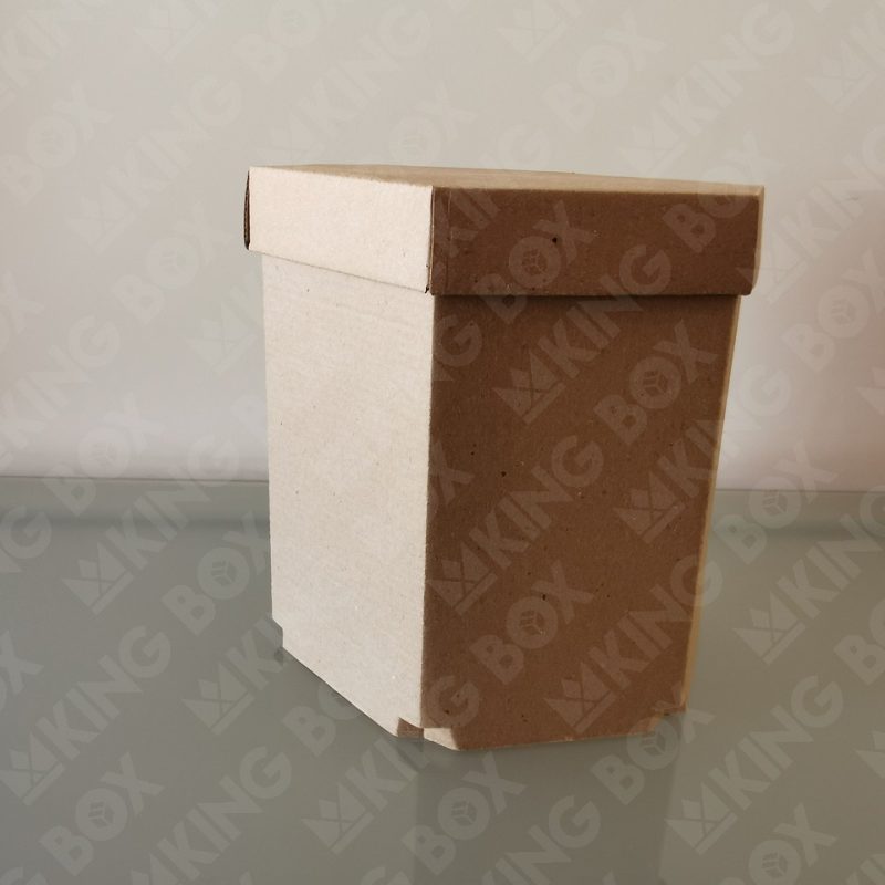 Caja hexagonal chica con tapa